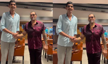 ಯುವಕನ ಹೈಟ್ ಕಂಡು ಸುಸ್ತಾದ ಗ್ರೇಟ್ ಖಲಿ