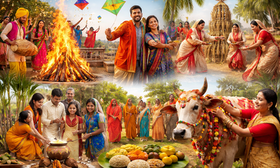 ಭಾರತದ ಈ ರಾಜ್ಯಗಳಲ್ಲಿ ಮಕರ ಸಂಕ್ರಾಂತಿ ಆಚರಣೆಯೇ ವಿಭಿನ್ನ!