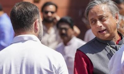 ರಾಹುಲ್ ಗಾಂಧಿಯ ನಿಲುವಿಗೆ ಶಶಿ ತರೂರ್ ಬೆಂಬಲ