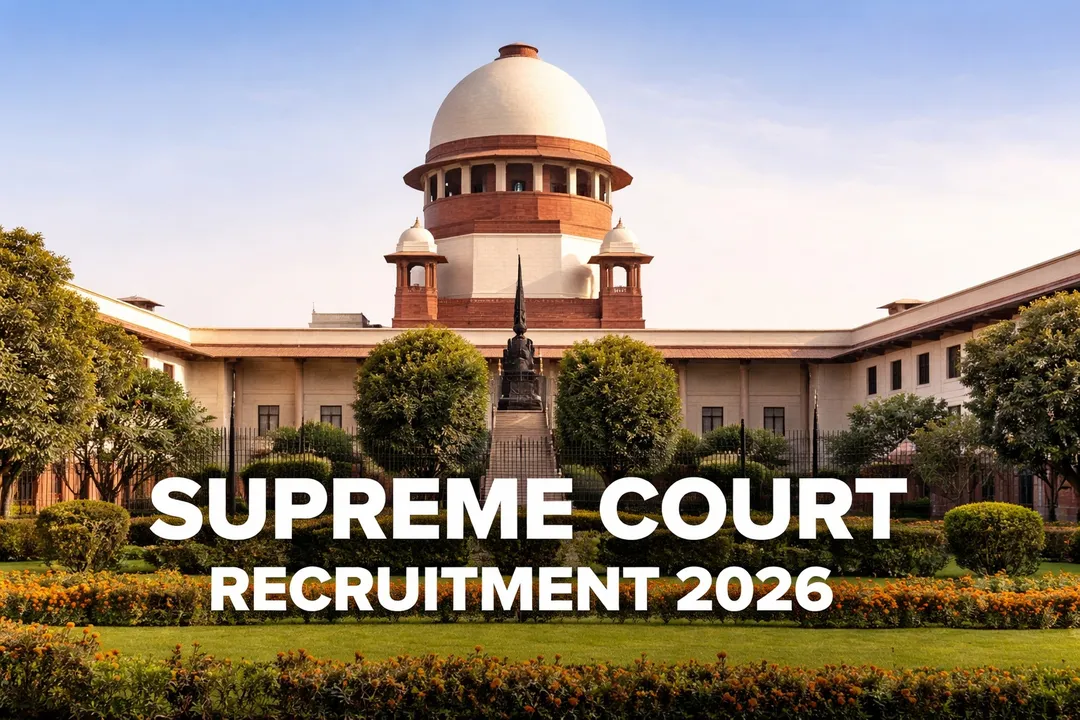 Supreme Court Recruitment: ಸುಪ್ರೀಂ ಕೋರ್ಟ್‌ನಲ್ಲಿದೆ ಉದ್ಯೋಗಾವಕಾಶ; ಪದವೀಧರರು ಅರ್ಜಿ ಸಲ್ಲಿಸಿ