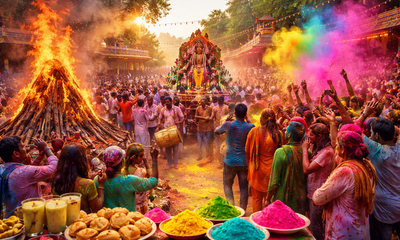 ಒಳಿತಿನ ಜಯದ ಸಂಕೇತವೇ ಹೋಳಿ ಹಬ್ಬ, ಓಕುಳಿಯಾಟದಿಂದ ಸಂತಸ