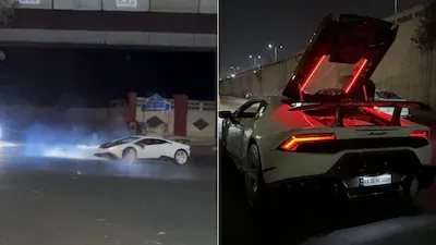 ಬೆಂಗಳೂರಿನಲ್ಲಿ ಆತಂಕ ಮೂಡಿಸಿದ ಲ್ಯಾಂಬೋರ್ಗಿನಿ ಸ್ಟಂಟ್: ವಿಡಿಯೊ ವೈರಲ್