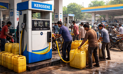 ಪೆಟ್ರೋಲ್ ಬಂಕ್‌ಗಳಲ್ಲಿ ಸೀಮೆಎಣ್ಣೆ ಮಾರಾಟಕ್ಕೆ ಕೇಂದ್ರ ಅನುಮತಿ
