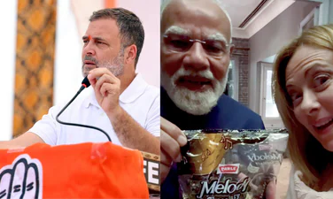 ‘ಮೆಲೊಡಿ’ ಚಾಕೊಲೇಟ್‌ ಹಂಚಿದ ಮೋದಿ ವಿರುದ್ಧ ರಾಹುಲ್ ಕಿಡಿ