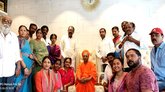 ಯಲುವಳ್ಳಿ ಎನ್ ರಮೇಶ್ ಮನೆಗೆ ಸಿದ್ದಗಂಗಾ ಶ್ರೀಗಳ ಭೇಟಿ