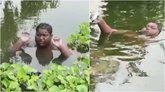 ಕೆರೆಯಿಂದ ಹೊರಬಂದರೆ ದೇಹದಲ್ಲಿ ಉರಿ; ತಿಂಗಳಿಂದ ನೀರಿನಲ್ಲೇ 16ರ ಬಾಲಕ