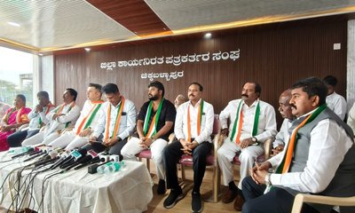 ವಿಬಿ-ಜಿ ರಾಮ್ ಜಿ ವಿರುದ್ದ ಸಚಿವ ಡಾ.ಎಂ.ಸಿ.ಸುಧಾಕರ್ ವಾಗ್ದಾಳಿ