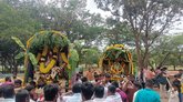 ಭಕ್ತಿಯ ಹೊನಲಿನಲ್ಲಿ ದೇವಿಯರ ಮೆರವಣಿಗೆ