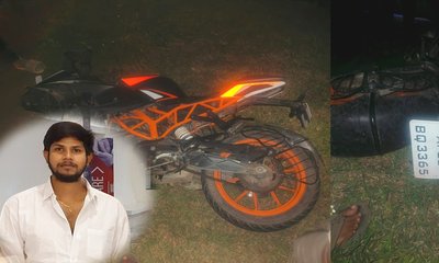 ಅಪರಿಚಿತ ವಾಹನ ಡಿಕ್ಕಿಯಾಗಿ ಬೈಕ್ ಸವಾರ ಸಾವು