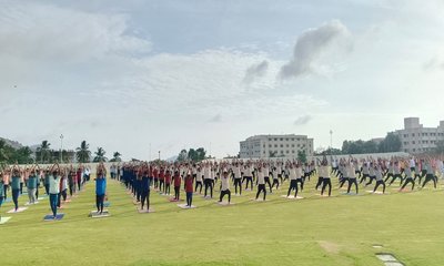 ಸತ್ಯಸಾಯಿ ಗ್ರಾಮದಲ್ಲಿ ಅಂತಾರಾಷ್ಟ್ರೀಯ ಯೋಗ ದಿನಾಚರಣೆ