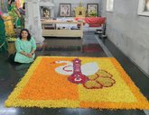 ಹೂವಿನ ದಳಗಳಲ್ಲಿ ಅರಳುವ ಕಲಾಕೃತಿ: ಸುಪ್ರಿಯ ನಾಯಕ ಕೈಚಳಕಕ್ಕೆ ಮೆಚ್ಚುಗೆ