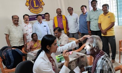 ಲಯನ್ಸ್ ಸಂಸ್ಥೆಯಿಂದ 233ನೇ ಕಣ್ಣಿನ ತಪಾಸಣಾ ಶಿಬಿರ ಯಶಸ್ವಿ