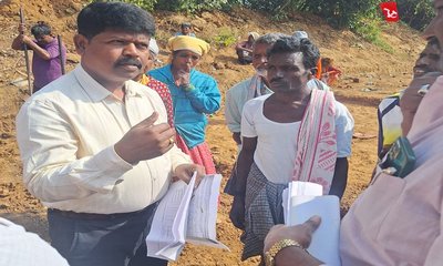 ನರೇಗ ಕಾಮಗಾರಿಗಳ ಪರಿಶೀಲನೆ ನಡೆಸಿದ ಕಾರ್ಯನಿರ್ವಾಹಣಾಧಿಕಾರಿ ಹೊನ್ನಯ್ಯ