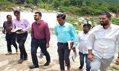 ಕಚೇರಿ ಕಟ್ಟಡ ಕಾಮಗಾರಿ ಪರಿಶೀಲಿಸಿದ ಸಿಇಒ ಡಾ.ನವೀನ್ ಭಟ್