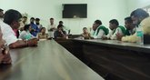 ಸಭೆಯಿಂದ ಅಧಿಕಾರಿಗಳ ನಿರ್ಗಮನಕ್ಕೆ ರೈತರ ಆಕ್ರೋಶ