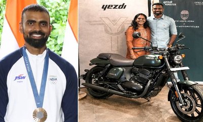 '2026 ಯೆಜ್ಡಿ ರೋಡ್‌ಸ್ಟರ್' ಬೈಕ್ ಒಡೆಯನಾದ ಪಿ.ಆರ್. ಶ್ರೀಜೇಶ್!