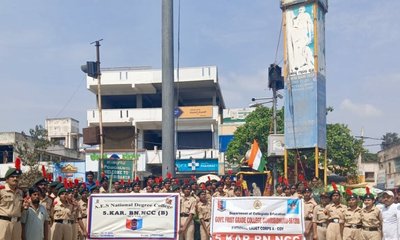 ಸ್ವಚ್ಛ ಭಾರತ ಜಾಗೃತಿಗೆ ಎನ್‌ಸಿಸಿ ಕೆಡೆಟ್‌ಗಳ ರ್ಯಾಲಿ