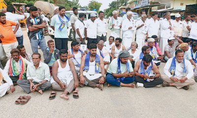 ಸಚಿವ ಸ್ಥಾನ ಕೈತಪ್ಪಿದ ಹಿನ್ನೆಲೆ ಗುಡಿಬಂಡೆ ಬಂದ್ ಯಶಸ್ವಿ