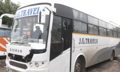 ಬಸ್ ಬಾಗಿಲಿಗೆ ಕುತ್ತಿಗೆ ಸಿಲುಕಿ 7 ವರ್ಷದ ಬಾಲಕ ಸಾವು