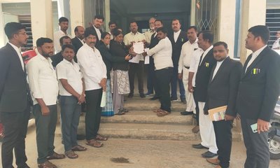 ವಿವಿಧ ಬೇಡಿಕೆಗಳ ಈಡೇರಿಕೆ: ತಹಸೀಲ್ದಾರ್ ಗೆ ಮನವಿ ಪತ್ರ