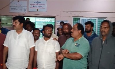 ಬಿಜೆಪಿ ಮತ್ತು ಕಾಂಗ್ರೆಸ್ ಮುಖಂಡರ ವಾಗ್ವಾದ