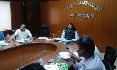 ತೋಟಗಾರಿಕೆ ಯೋಜನೆಗಳ ಪ್ರಗತಿ ಪರಿಶೀಲನೆ