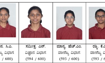 ಪಿಯುಸಿ ಫಲಿತಾಂಶ ಜಿಲ್ಲೆಯ ಅಮೋಘ ಸಾಧನೆ