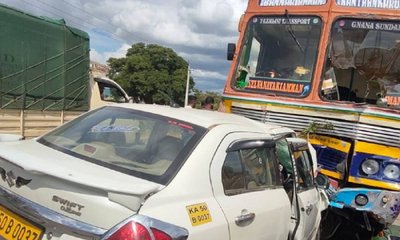 ಸರಣಿ ಅಪಘಾತ : ನಾಲ್ವರು ಬಾಲಕರು ಸಾವು