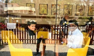 ಮೊಮ್ಮಗನ ಜೊತೆ ಸಂತೋಷದ ಕ್ಷಣ ಹಂಚಿಕೊಂಡ ಜಗ್ಗೇಶ್‌!