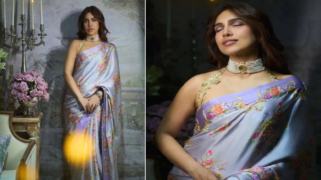Star Saree Fashion 2026: ಭೂಮಿ ಪೆಡ್ನೇಕರ್ ಉಟ್ಟ ಸ್ಯಾಟಿನ್‌ ಫ್ಲೋರಲ್‌ ಸೀರೆಯ ಜಾದೂ - Image 1