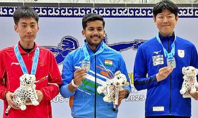 ಪುರುಷರ 50 ಮೀಟರ್ ರೈಫಲ್ (3ಪಿ)ನಲ್ಲಿ ಚಿನ್ನ ಗೆದ್ದ ಐಶ್ವರಿ ಪ್ರತಾಪ್‌
