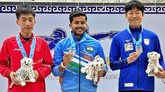 ಪುರುಷರ 50 ಮೀಟರ್ ರೈಫಲ್ (3ಪಿ)ನಲ್ಲಿ ಚಿನ್ನ ಗೆದ್ದ ಐಶ್ವರಿ ಪ್ರತಾಪ್‌