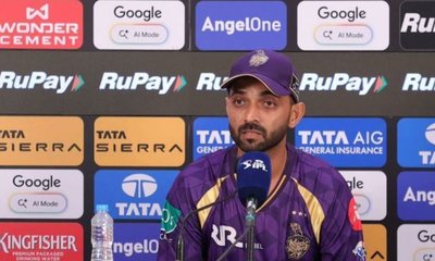 CSK vs KKR: ನಿಧಾನಗತಿಯ ಬೌಲಿಂಗ್‌ನಿಂದಾಗಿ ಅಜಿಂಕ್ಯ ರಹಾನೆಗೆ ದಂಡ!