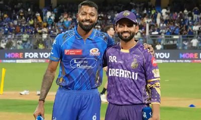 ಮುಂಬೈ ವಿರುದ್ಧ ಟಾಸ್‌ ಸೋತು ಬ್ಯಾಟಿಂಗ್‌ ಆಹ್ವಾನ ಪಡೆದ ಕೆಕೆಆರ್‌