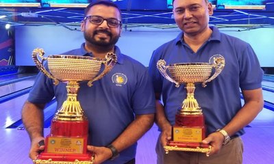 ಟೆನ್‌ಪಿನ್ ಬೌಲಿಂಗ್ ಟೂರ್ನಿಯಲ್ಲಿ ಆಕಾಶ್ ಅಶೋಕ್ ಕುಮಾರ್‌ಗೆ ಪ್ರಶಸ್ತಿ