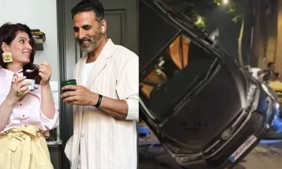 ಅಕ್ಷಯ್ ಕುಮಾರ್ ಕಾರು ಭೀಕರ  ಅಪಘಾತ! ನಜ್ಜುಗುಜ್ಜಾದ ಆಟೋ