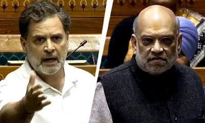 ಸಂಸತ್ತಿನಲ್ಲಿ ಕಾವೇರಿದ ರಾಹುಲ್‌- ಅಮಿತ್‌ ಶಾ ಜಟಾಪಟಿ