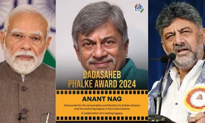 ನಟ ಅನಂತ್ ನಾಗ್‌ಗೆ ಪ್ರಧಾನಿ ಮೋದಿ, ಸಿಎಂ ಡಿಕೆಶಿ ಅಭಿನಂದನೆ