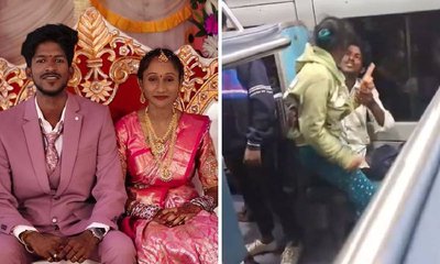 ರೈಲಿನಿಂದ ಜಿಗಿಯುವ ಮುನ್ನ ಜಗಳವಾಡಿದ ನವದಂಪತಿ