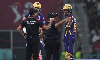 ಕೆಕೆಆರ್‌ನ ಅಂಗ್‌ಕ್ರಿಶ್ ರಘುವಂಶಿಗೆ ದಂಡ ವಿಧಿಸಿದ ಐಪಿಎಲ್‌ ಮಂಡಳಿ