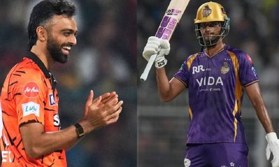 ರಘುವಂಶಿ ಹೊಸ ಆರೆಂಜ್ ಕ್ಯಾಪ್ ಲೀಡರ್, ಉನಾದ್ಕತ್‌ಗೆ ಪರ್ಪಲ್‌ ಕ್ಯಾಪ್‌