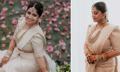 ಮದುವೆಯಲ್ಲಿ ಅನುಶ್ರೀ ಉಟ್ಟ ಸೀರೆಯ ಬೆಲೆ 2.7 ಲಕ್ಷ ಅಲ್ವಂತೆ