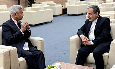 ಜೈಶಂಕರ್‌ ಜತೆ ಇರಾನ್ ಸಚಿವ ಅರಾಗ್ಚಿ ಮಾತುಕತೆ