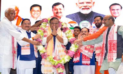 ಅಸ್ಸಾಂ ಸಿಎಂ ಆಗಿ  ಹಿಮಂತ ಬಿಸ್ವಾ ಶರ್ಮಾ ಪ್ರಮಾಣ ವಚನ ಸ್ವೀಕಾರ