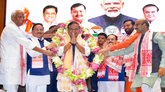 ಅಸ್ಸಾಂ ಸಿಎಂ ಆಗಿ  ಹಿಮಂತ ಬಿಸ್ವಾ ಶರ್ಮಾ ಪ್ರಮಾಣ ವಚನ ಸ್ವೀಕಾರ