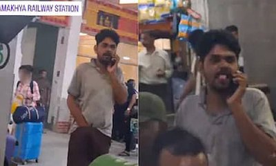 ರೈಲು  ನಿಲ್ದಾಣದಲ್ಲಿ ಕಾಮುಕನ ಅಸಭ್ಯ ವರ್ತನೆ: ವಿಡಿಯೊ ಚಿತ್ರೀಕರಿಸಿದ ಯುವತಿ