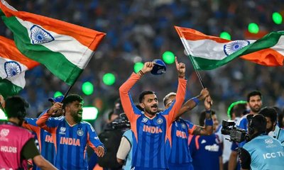 ಟಿ20 ವಿಶ್ವಕಪ್ ಫೈನಲ್‌ನಲ್ಲಿ ಹಲವು ವಿಶ್ವ ದಾಖಲೆ ನಿರ್ಮಿಸಿದ ಭಾರತ