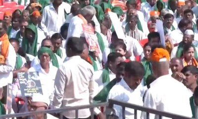 ರೈತರೊಂದಿಗೆ ಸುವರ್ಣ ಸೌಧ ಮುತ್ತಿಗೆಗೆ ಯತ್ನ, ಬಿಜೆಪಿ ನಾಯಕರ ಬಂಧನ