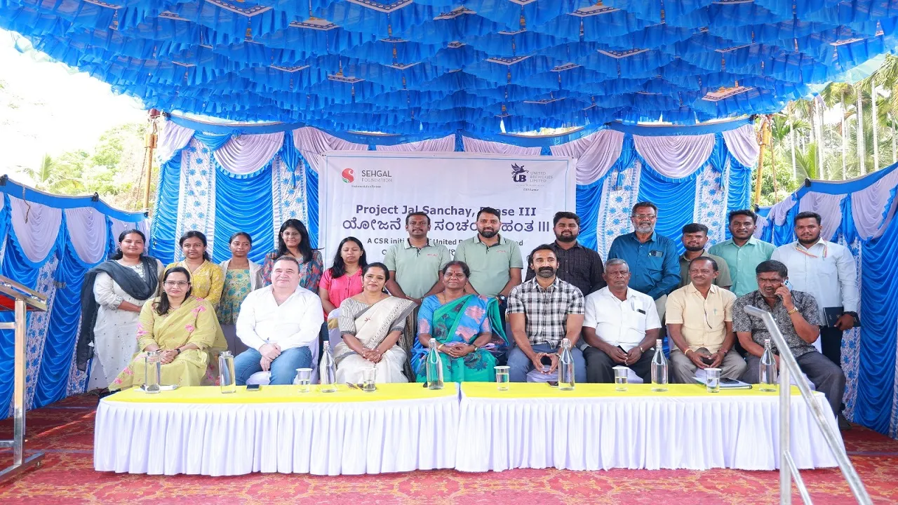ಜಲ ಸಂಚಯ ಯೋಜನೆಯ 3ನೇ ಹಂತದಲ್ಲಿ ನೆಲಮಂಗಲದ ಐದು ಹಳ್ಳಿಗಳಿಗೆ ನೀರಿನ ಭದ್ರತೆ ಒದಗಿಸಿದ ಯುನೈಟೆಡ್ ಬ್ರೂವರೀಸ್ ಲಿಮಿಟೆಡ್