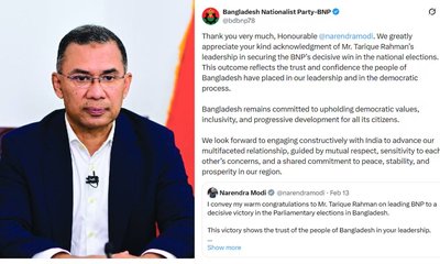 ಬಾಂಗ್ಲಾದೇಶಕ್ಕೆ ಪ್ರಧಾನಿ ನರೇಂದ್ರ ಮೋದಿಗೆ ಆಹ್ವಾನ